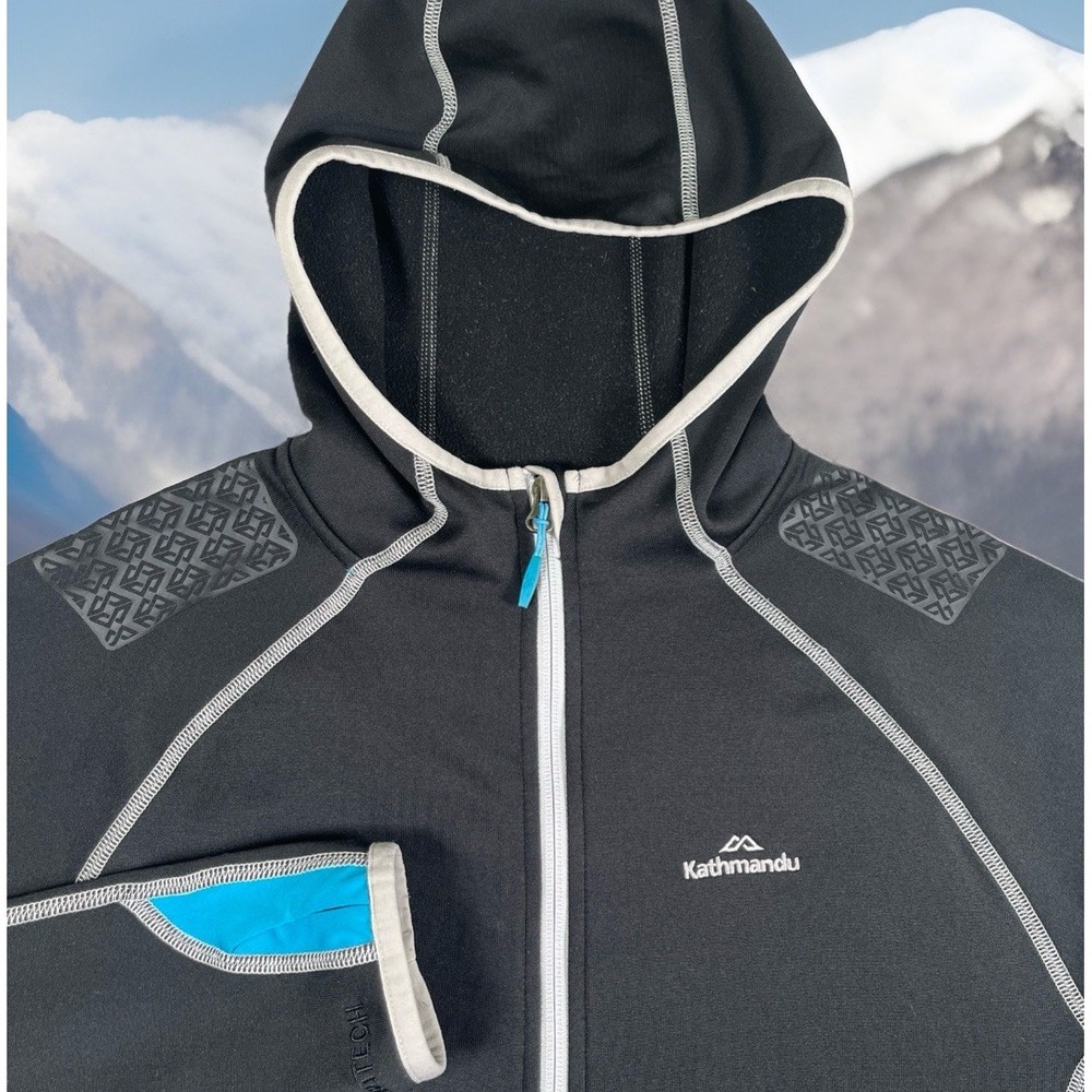 Kathmandu Hooded Jacket Women L Polartec‎ AlticaTECH Soft-shell Full Zip/Pockets
